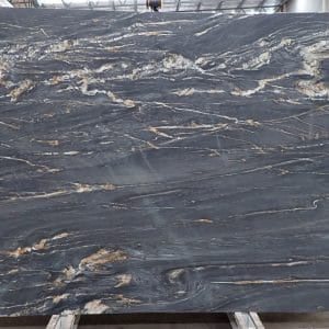 Cambrian Black Quartzite Leather 20mm Slabs Batch 1341B-3Q