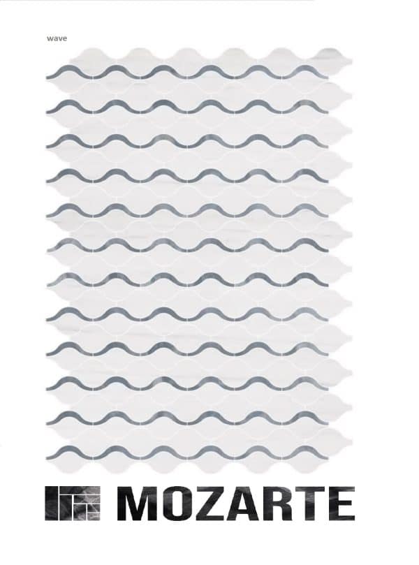 Wave Polished Marble Mozarte