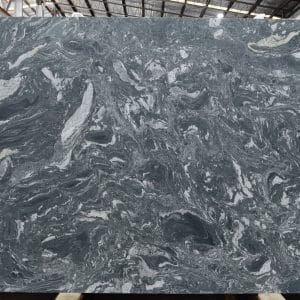 Black Granite Slab Cipollino Fusion